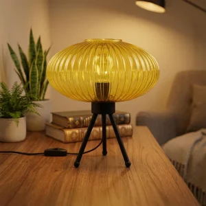 Glass Light Luxury Decorative Table Lamp Home Decor Bedroom Bedside Study Hotel