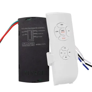 Global Intelligent Wireless Remote Control Switch for Ceiling Fan Light Speed Adjustment 10A Max Current English Version