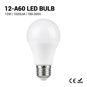 Gold Supplier Big Globe A60 E27 Led Bulb 12W Led Bulb Light Led 180 265V Light
