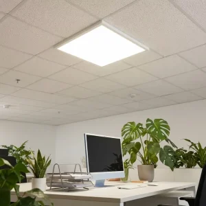 Good Quality 2×2 2×4 1×4 LED Panel 0 10V Dimmable Ultra Thin Surface Mount Ceiling Light Slim Aluminum 60×60 60×120 30x120mm