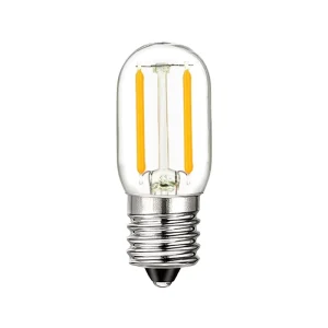 Good Quality Mini LED Filament Bulb LED 1W 110V E12 T22 Glass Cover LED Lights FMT E12