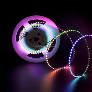Good Quality Ultra Narrow 2.7mm 12V 5V WS2812 WS2811 LED Strip 160Leds M Individually Addressable Pixel RGBIC Light Voice USB