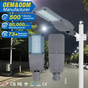Good Recommend Outdoor Road Lighting Ip65 Waterproof SMD3030 30w 50w 100w 150w 200w Community Parking Lot Garden Led Street Lamp