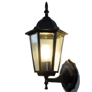 Grand Square LED Outdoor Wall Lamp Modern Antique Sconce Waterproof Stainless Steel Antiqued Style PC Body for Garden Wall Mount