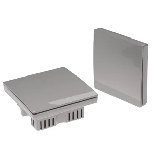 Graphite Smart Wall Switch Set 1 Channel RF433MHz WiFi SS111W Remote Controller with Self Powered Wireless Switch for LED Strip