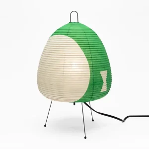 Green Rice Paper Night Light LED Table Light Floor Lamp Decor Art Night Lamp Modern Floor Lamp Living Room Lights Decor