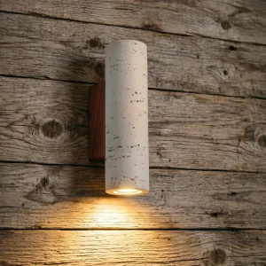 Grey Design LED Wall Lamps 3500K Warm White Light High CRI 80 Stone Material Home Bedroom Corridor Living Room