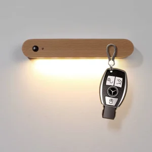HB012 Portable USB Rechargeable Magnetic Human Motion Sensor LED Night Light Wall Light