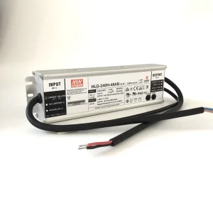 HLG 240H 48AB 240W Meanwell 100 240V AC Input AC DC Single Output LED Driver Mix Mode (CV+CC) PFC 48Vdc 5A Output Grow Light