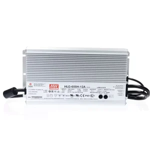 HLG-600H Series 600W 12V 15V 20V 24V 30V 36V 42V 48V 54V LED Power Supply Waterproof LED Driver for Grow Light