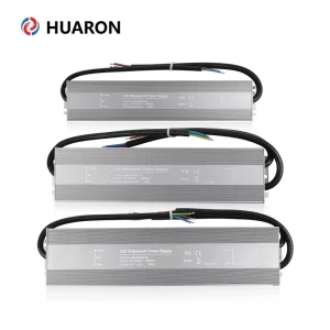 HRGW IP67 LED Driver for LED Lighting Waterproof Dustproof Silicone-Potted AC 110-264V 90-99% Efficiency