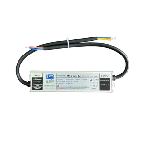 HXS-60S-12 IP67 Waterproof Slim Outdoor 60W 5A 12V DC Fanless LED Driver Transformer