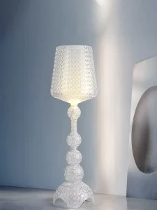 Halloween Baroque Style Simple Woven Structure Art Design Lace Lamp Living Room Bedroom Hotel Commercial LED Floor Lamp Remote