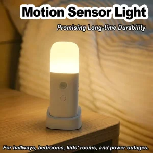 Handheld Rechargeable Dimmable LED Bedside Night Light for Indoor Lighting