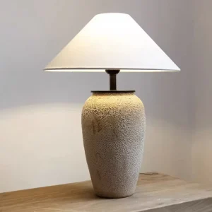 Handmade Art Ceramic Table Lamps Glass Light Luxury Decorative Table Light Dining Room Lamp Creative Bedroom Bedside Lamp Cloth