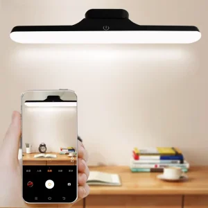 Hanging Magnetic Under-Cabinet Light USB Rechargeable Stepless Dimming Sensor Reading Lamp Rotating Wall Light