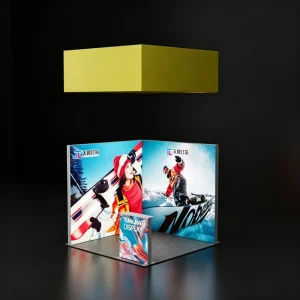 Hanging Trade Show Light Box Ceiling 3x3m Wire Kit 360° Branding Hall Central Spotlight
