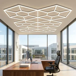 Hexagon LED Panel Light Ceiling Panel Light for Office Conference Meeting Room Boardroom Showroom Studio Workshop