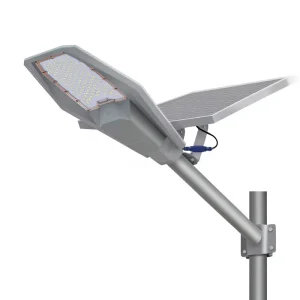 High Brightness Aluminum Housing IP65 Waterproof All In One Solar LED Street Light 200W LiFePO4 Battery 5V 40W Solar Panel Arm