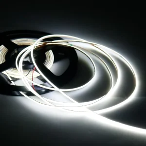 High-Brightness COB LED Strip 2mm Narrow Board 480 LEDs 5V/12V Ultra-Thin Self-Adhesive Under-Cabinet Light