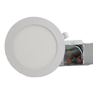 High Brightness Led Recessed Pot Light 6in 12W 1300lm LED Ultra Slim Panel Round Recessed Lights Wafer Can Lighting