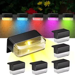 High Brightness Multi-Color LED Solar Garden Lights Outdoor IP65 Rating for Lawn and Park Decorative Landscape
