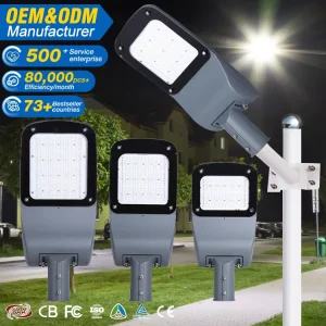 High Brightness SMD IP66 Waterproof Outdoor Aluminum LED Street Light 70W 125W 175W