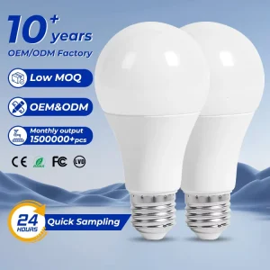 High Brightness Shop Home Warehouse PC PBT 3W 5W 7W 9W 12W 15W 18W 24W E27 Light LED Bulb