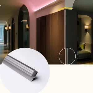High CRI 95 Dimmable Aluminum LED Cabinet Lights Matte Finish Wall Cladding and Corner Edge Accents YB3002PRO-24