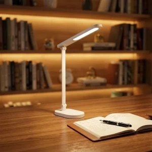 High CRI LED Desk Lamp Full Spectrum Eye Friendly Table Light for Students Reading Prevent Myopia Foldable Study Lamp