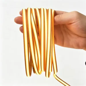 High Density 528 LEDs/m 12V Low Voltage Warm White/Cold White Cuttable COB LED Strip for Indoor and Commercial Decoration