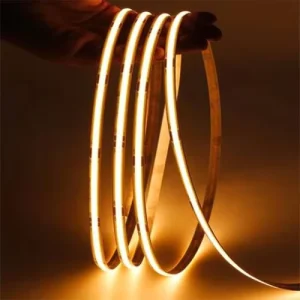 High-Density COB LED Strip Light DC12V 24V 10W 320 480 768 LEDs/m Waterproof