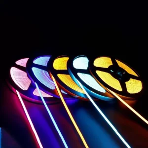High Density Flexible COB LED Strip 24V 12V High Quality Linear Light 8MM IP20 Remote Control ROHS Certified Cabinet LED Strip