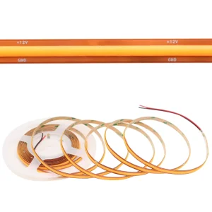 High Density Free-Cutting 12V 24V 528 LEDs/m COB LED Strip 8mm CRI 90 IP20 Dot-Free LED Strip Light Tiras COB LED