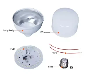 High Efficiency LED Bulb Kit SKD Spare Assembly Parts B22 Base E26 Compatible for Residential Use
