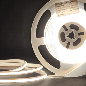 High Efficiency Ra90 100LM W IP65 Copper ROHS Certified COB LED Strip Light DC 24V 3000K 4000K 6000K Color Temp Landscape