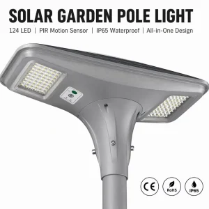 High Lumen Home Outdoor Waterproof Garden Light 26W Solar Garden Light
