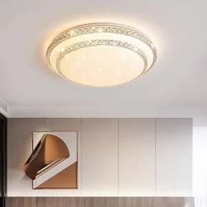High Lumen Surface Mounted Acrylic LED Ceiling Light for Living Room Hotel Indoor Use