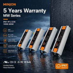 High-PFC IP67 Waterproof 400W 12V LED Driver AC-DC Transformer Switching Power Supply