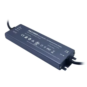 High-PFC Ultra-Thin Waterproof Constant-Voltage LED Power Supply 30-500W 12V/24V/48V IP67