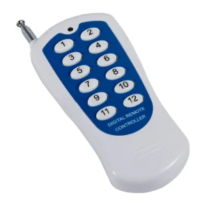 High Power 433MHz 1527 Chip Wireless RF Remote Control Learning Code Universal 12 Buttons Automatic ABS