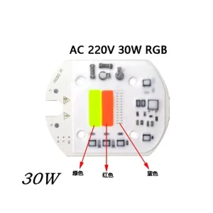 High Power AC220v Driverless 30W 50W Full Spectrum RGB DOB COB Chip LED for LED Stage Lamp