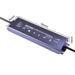 High-Power-Factor 12V 24V LED Driver 12.5A 6.25A 150W IP67 Waterproof Switching Power Supply Outdoor Transformer