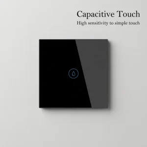 High Power Smart Switch 1 Way Smart Touch Switch Concave Glass Panel 8000W 40A Wifi Light Switch Tuya Alexa Google Home