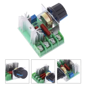 High Power Thyristor Dimming Speed 2000w 220V Thyristor Dimmer SCR Electronic Voltage Temperature Control Regulator