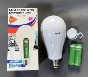 High Quality 20w E27 Led Bulb Rechargeable Emergency Light for Warehouse Home Lighting Led Emergency Bulb