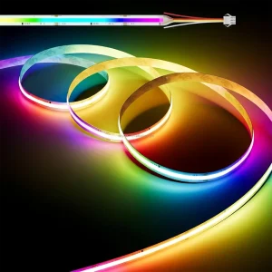 High Quality 5050 RGB CCT Flexible LED Strip 576LEDs M 300LEDs Roll 24V 12V Copper 5050RGBWW Light 5050 LED Rope Light Only