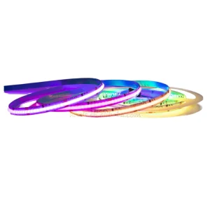 High Quality 576LED Digital Light Strip 10mm Wide DC24V Fantasy Color COB LED NFC Cuttable CE Certified Copper Body APP Smart