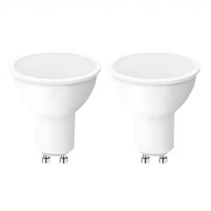 High Quality 5W GU10 LED Spotlight Bulbs Multi Color Temperature CRI 80 for Residential Use AC Powered Plastic Body CE Certified