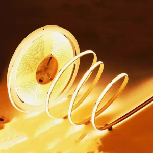 High Quality 8mm COB LED Strip Light Strings Dotless Flexibility 24V 12V 320 400 LEDs m IP20 Dimmable Smart Control